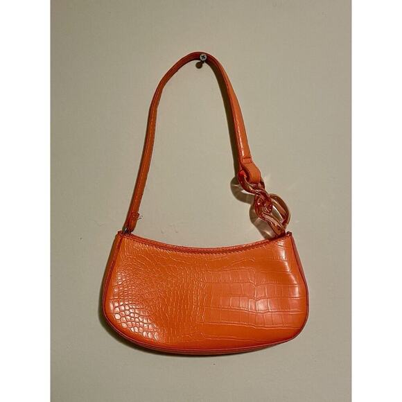 Purse Women's Contemporary Handbag Orange By No Boundaries Brand NWOT - Picture 1 of 7